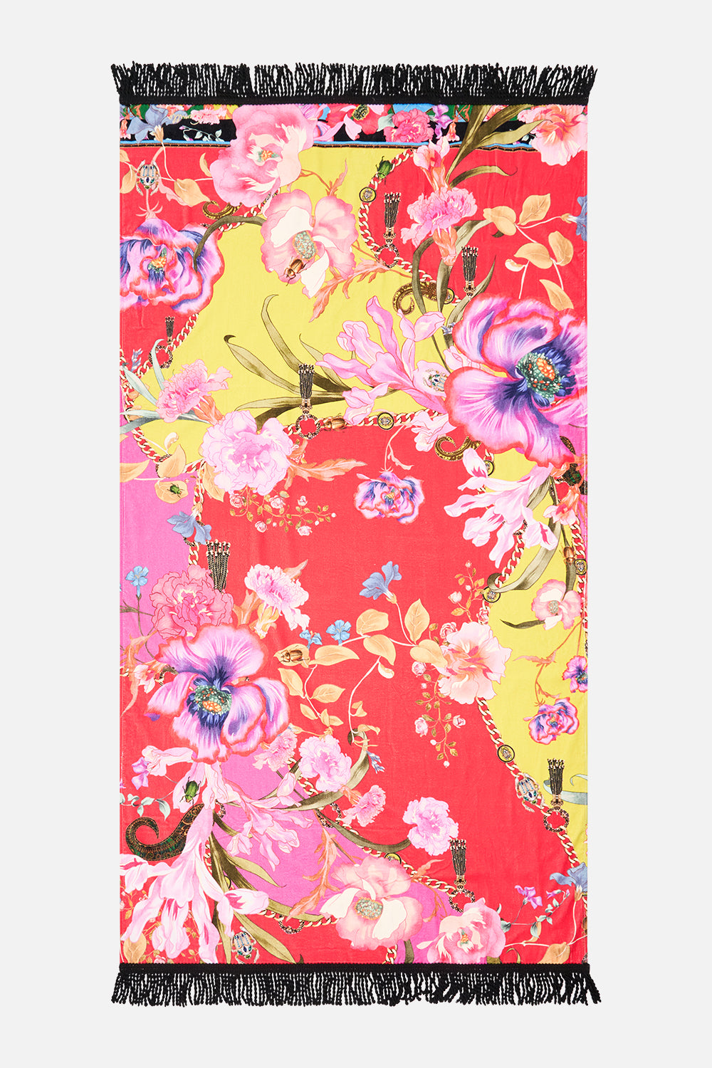 RECTANGLE TOWEL WITH FRINGE THE BEETLES