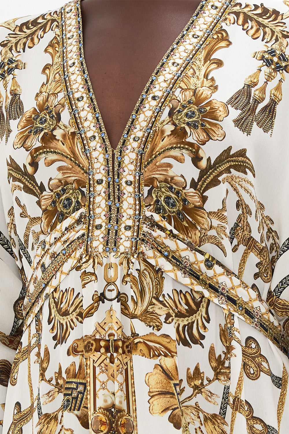 WAIST TIE LONG KAFTAN ROAD TO RICHESSE