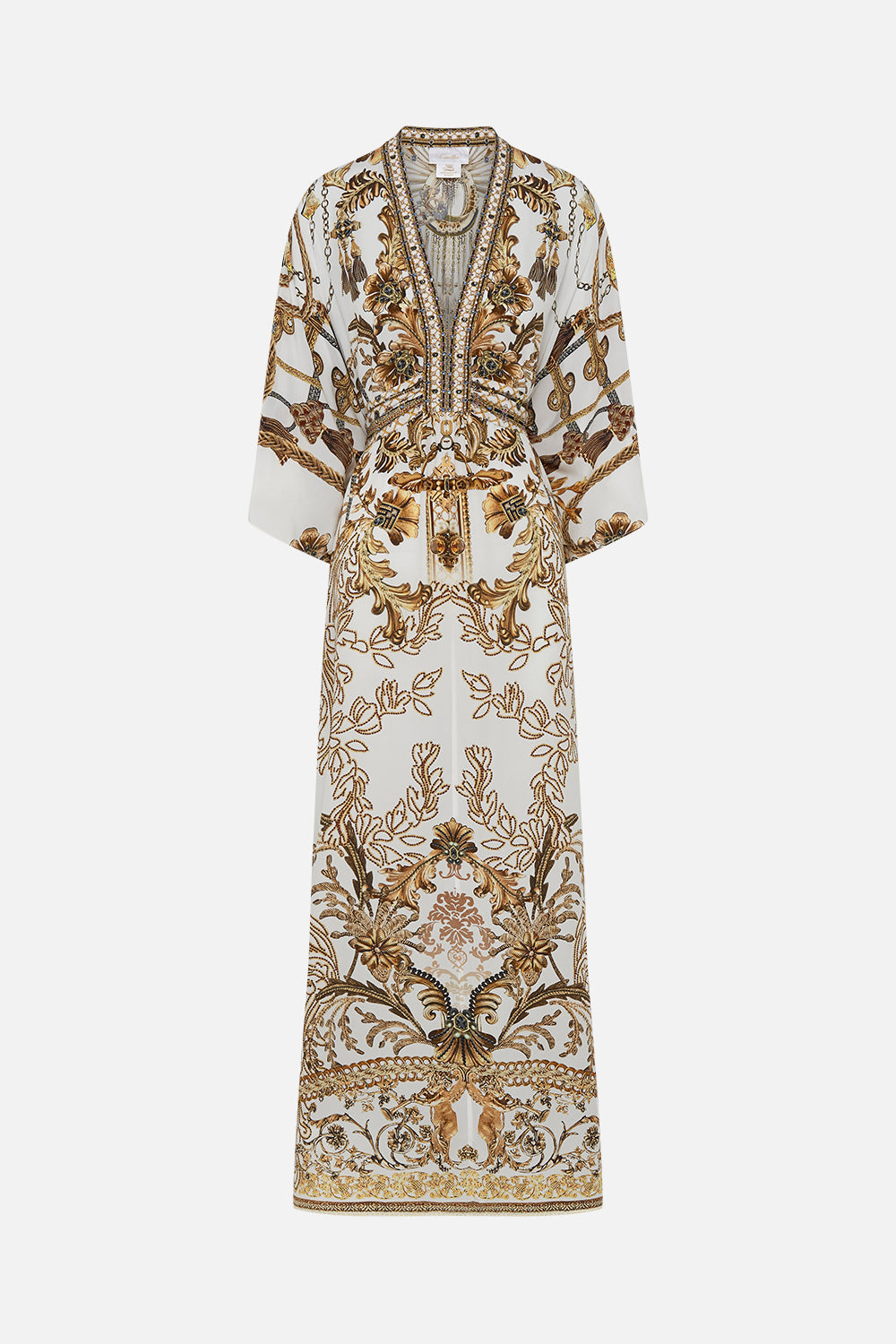 WAIST TIE LONG KAFTAN ROAD TO RICHESSE