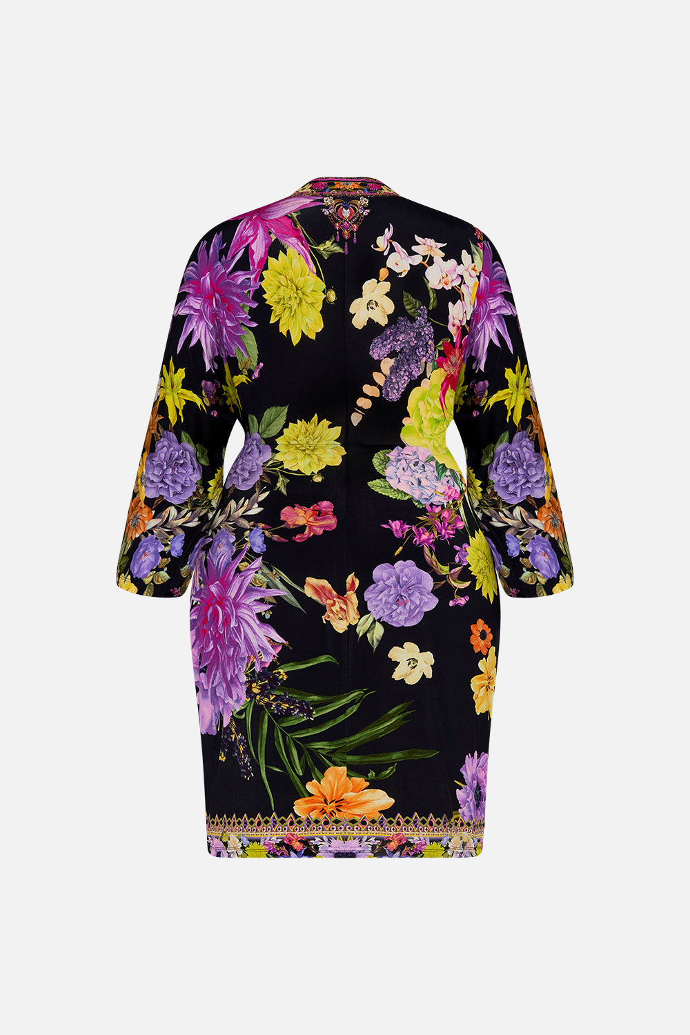 TWIST FRONT MINI DRESS PEACE BE WITH YOU