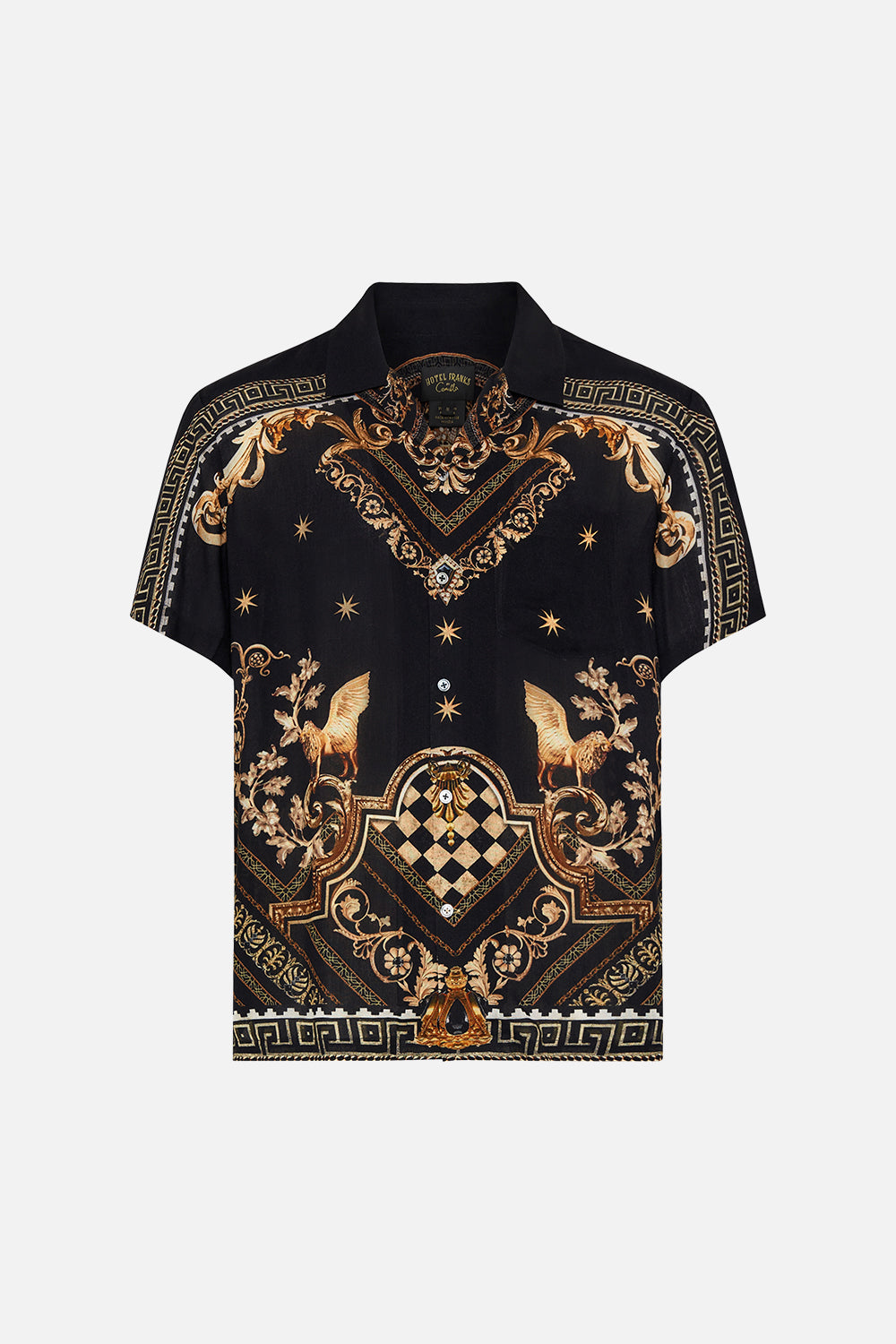 SHORT SLEEVE CAMP COLLARED SHIRT DUOMO DYNASTY