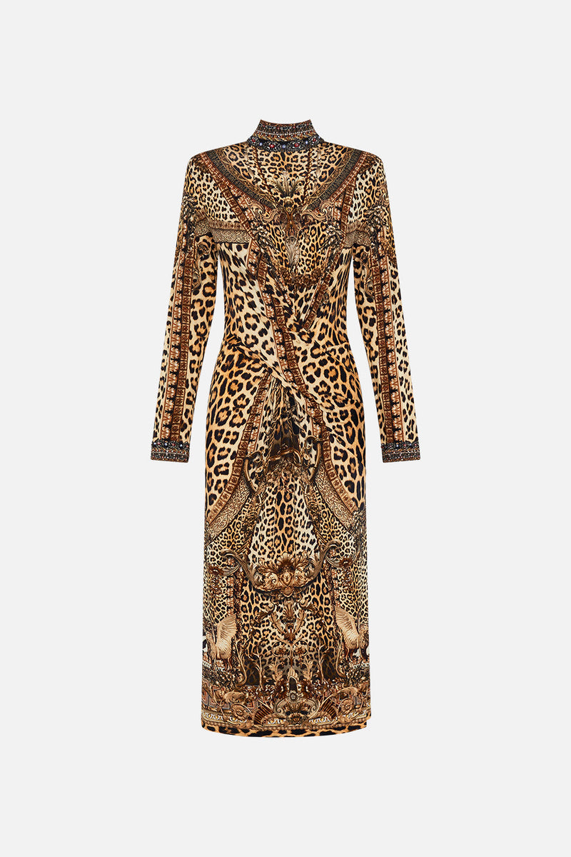 CAMILLA_00024818_CROSS_FRONT_MIDI_DRESS_STANDING_OVATION_GHOST
