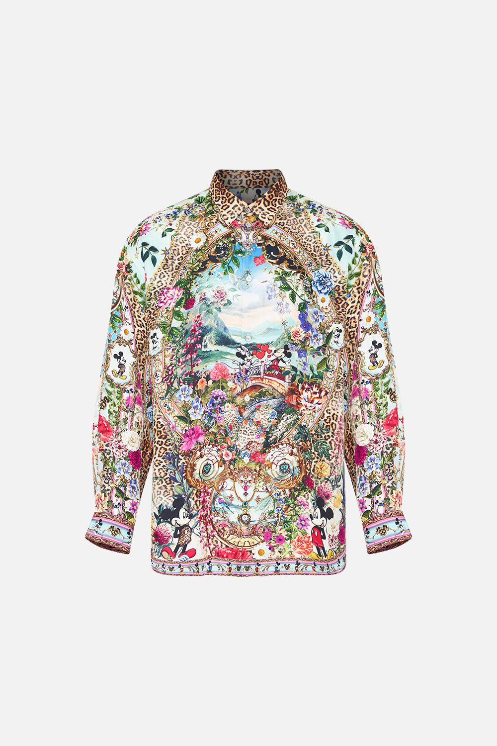 MENS OVERSIZED SHIRT MICKEY TAKES A TRIP