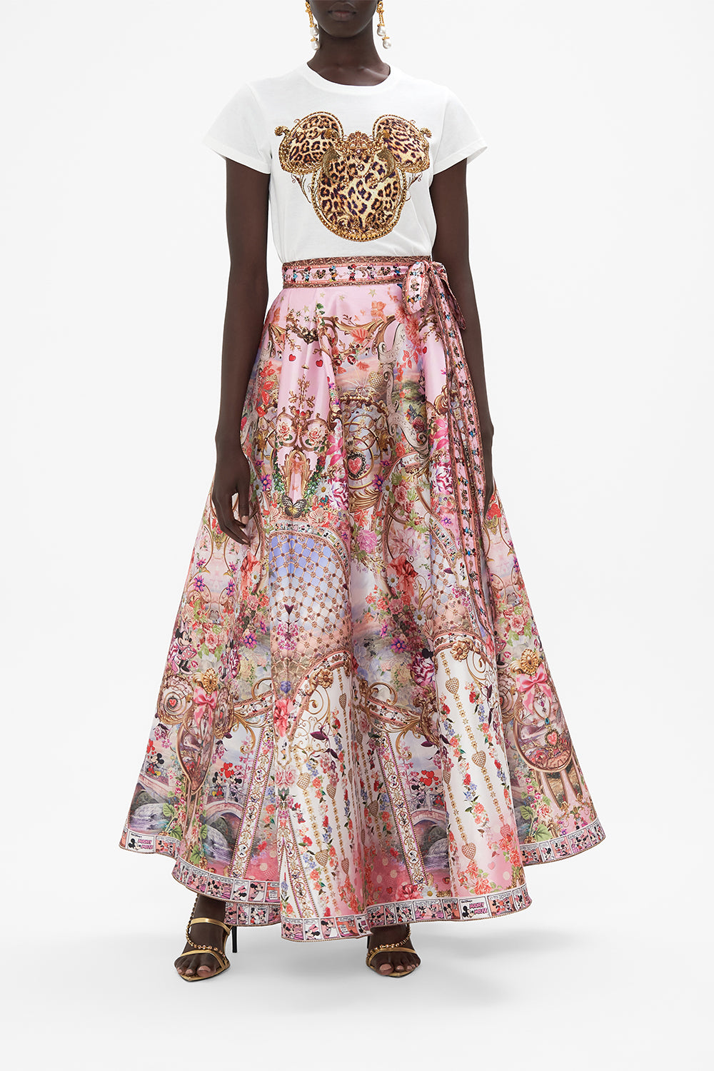 MAXI WRAP SKIRT MINNIE MOUSE MAGIC