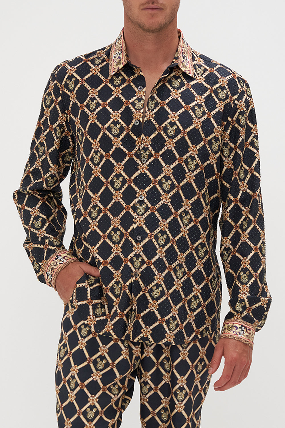 COLLARED LONG SLEEVE SHIRT MAXIMUM MICKEY