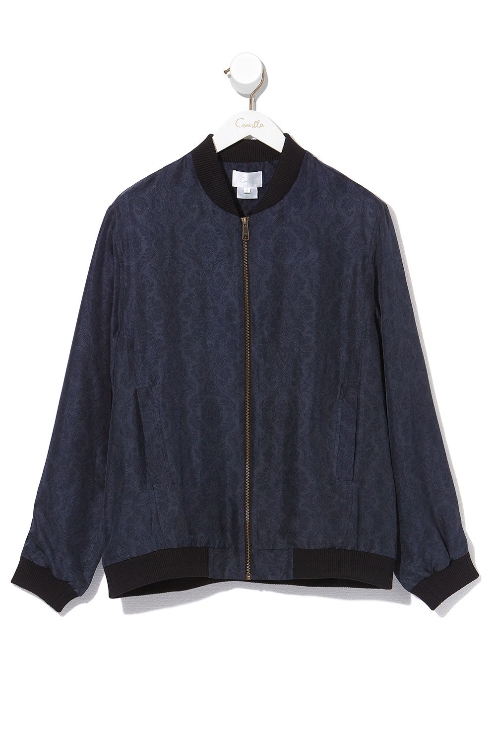 MENS BOMBER JACKET MIDNIGHT MEETING
