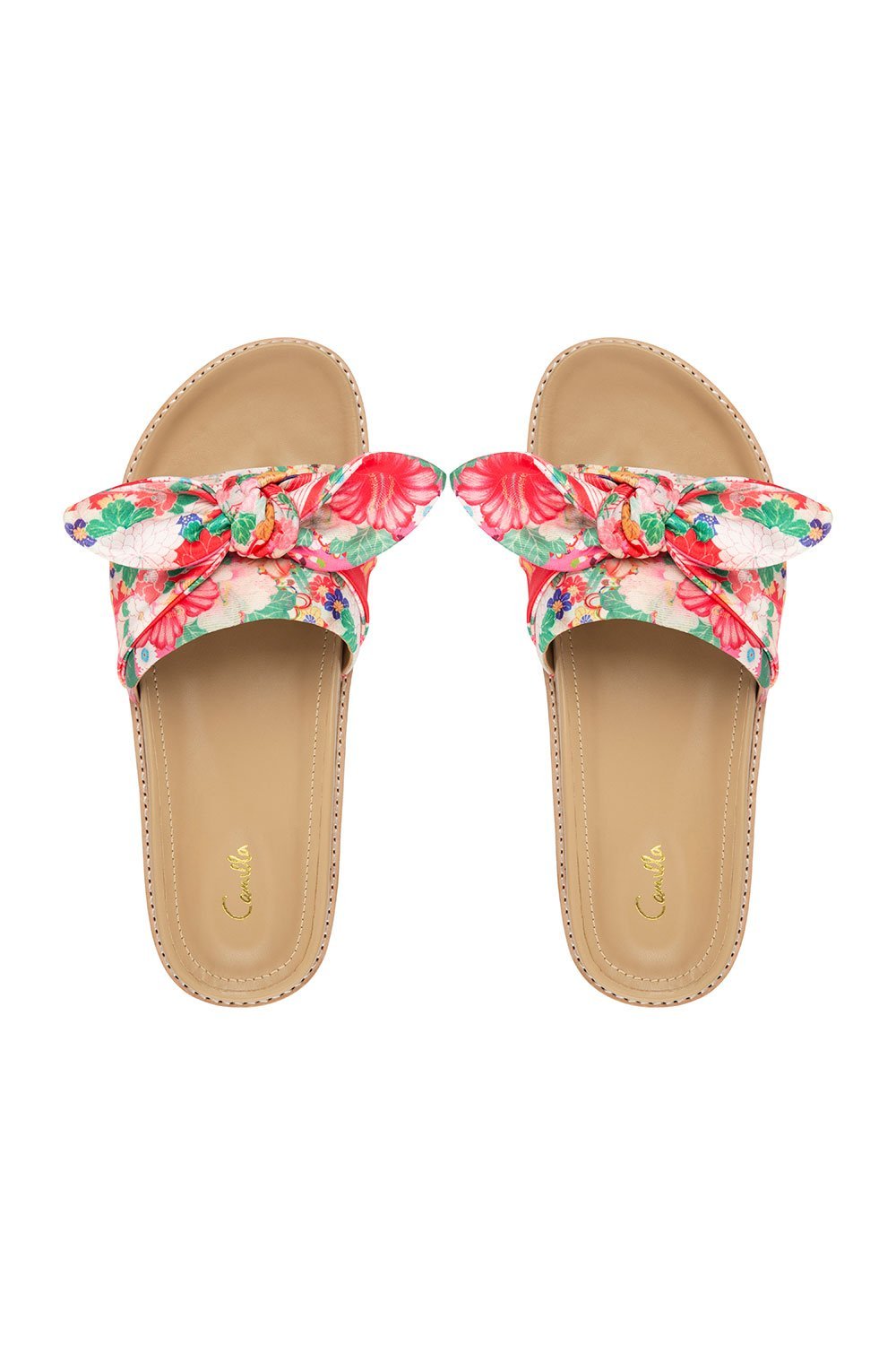 OBI TIE FOOTBED SLIDE KIMONO KISSES