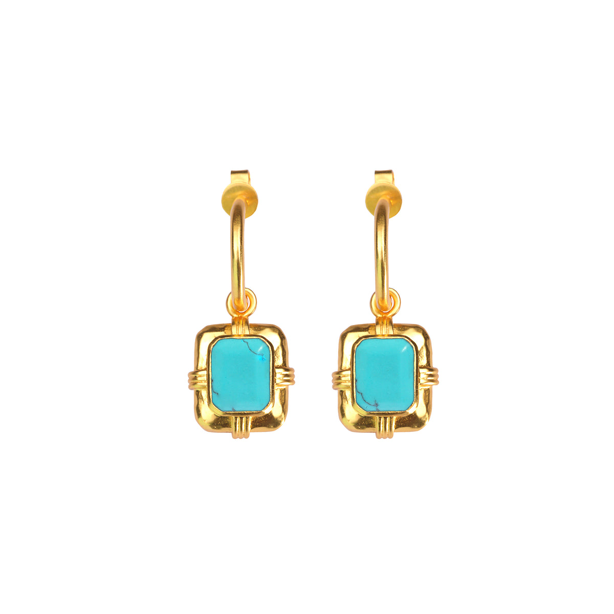 TURQUOISE JULIE EARRINGS