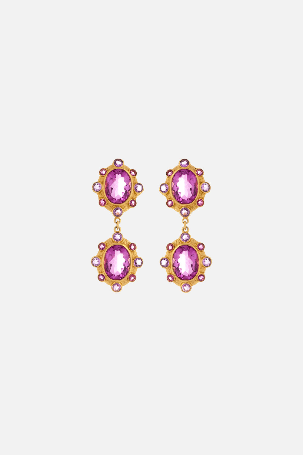 CALYPSO AMETHYST EARRINGS MULTI