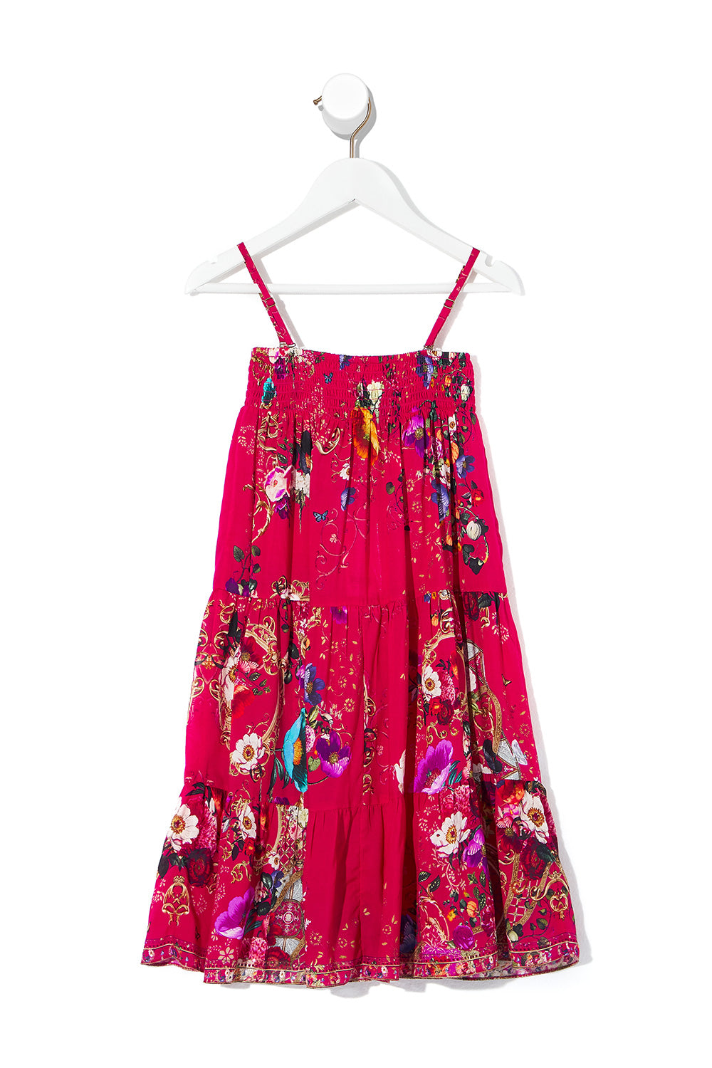 KIDS SHIRRED WAIST MAXI SKIRT BEAUTIFUL BEINGS