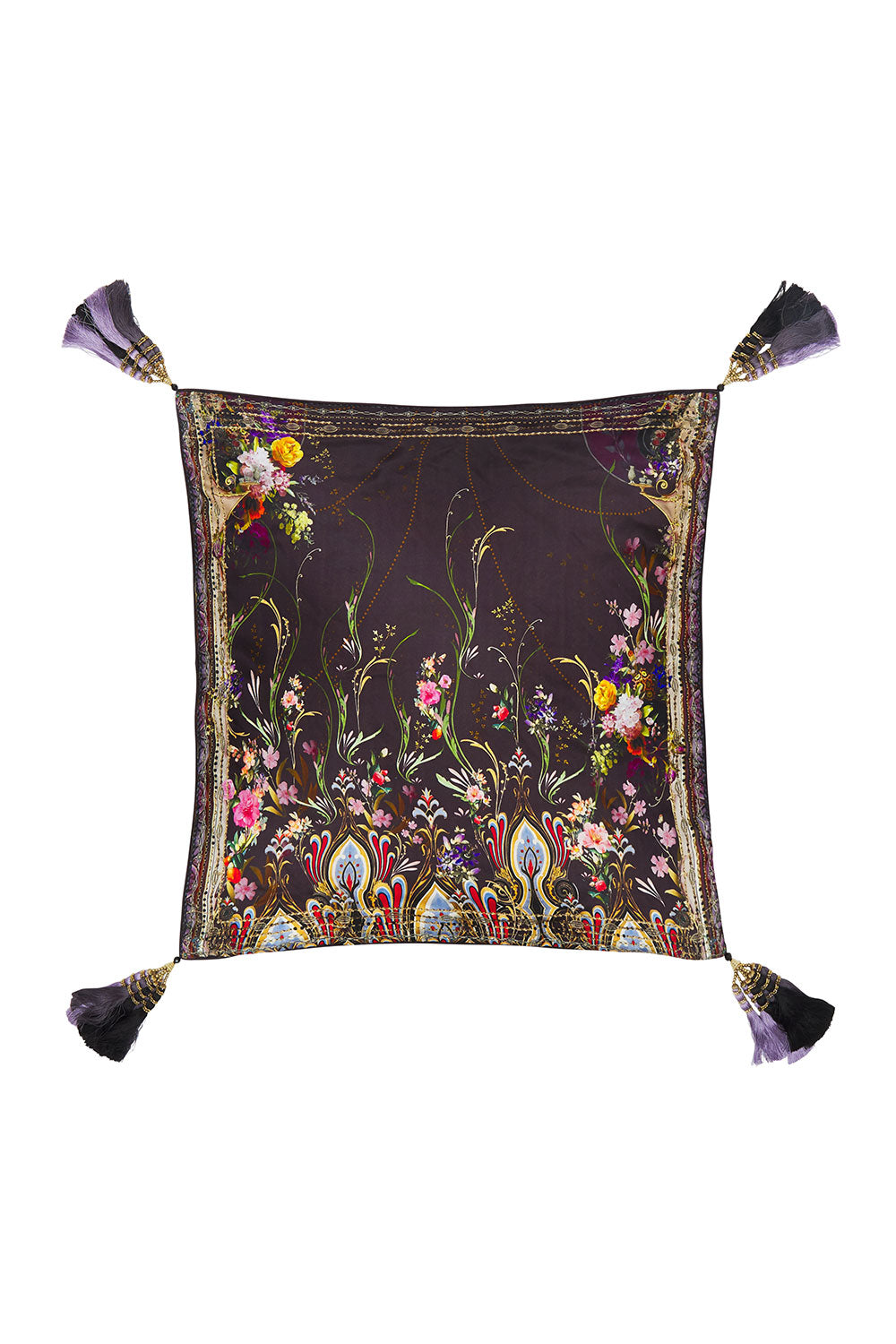 LARGE SQUARE CUSHION WILD FLOWER