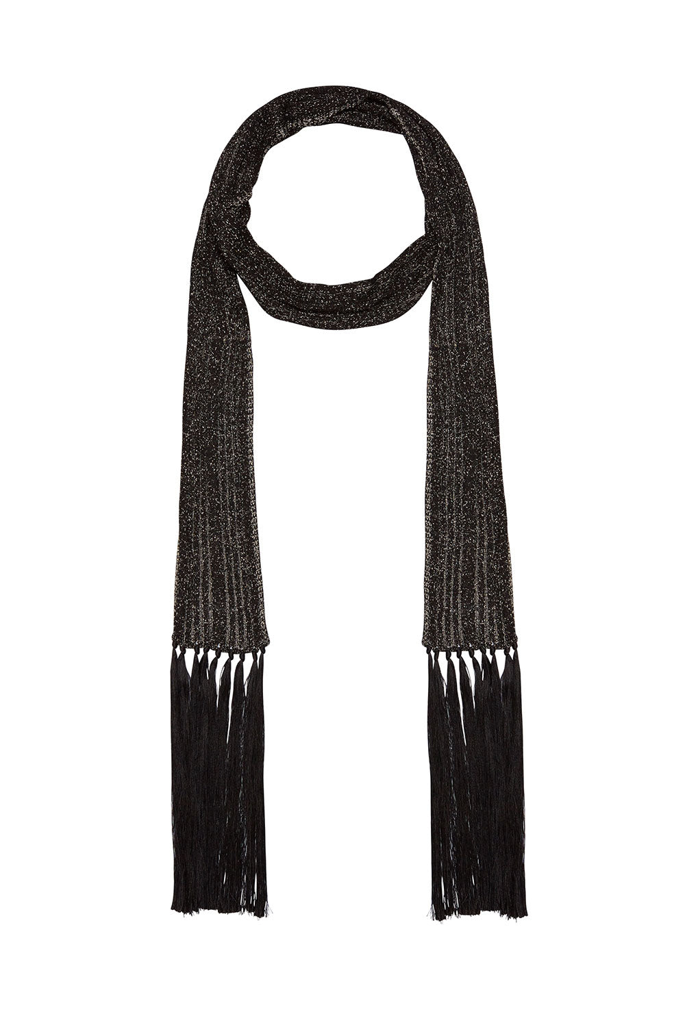 KNIT SKINNY SCARF HAUTE PROVINCIAL