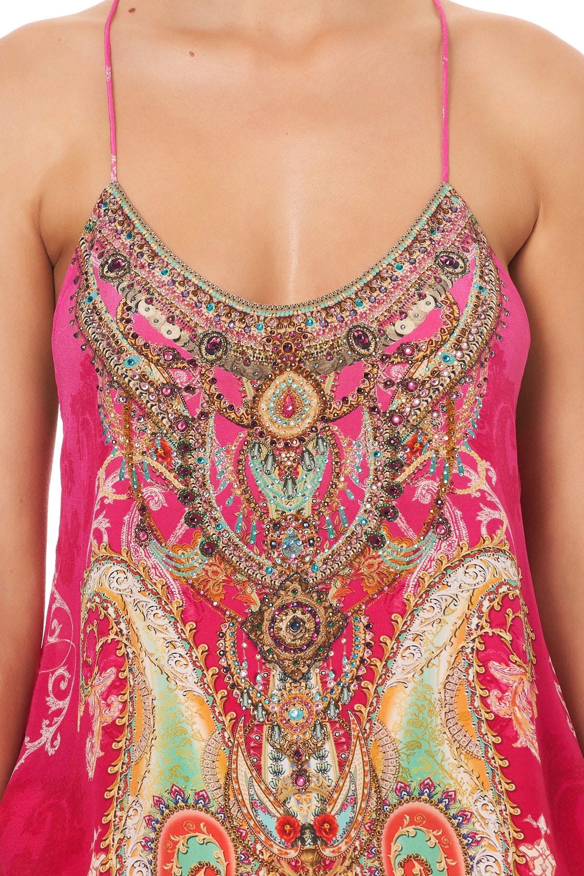 T BACK SHOESTRING TOP RAINBOW RHYTHM