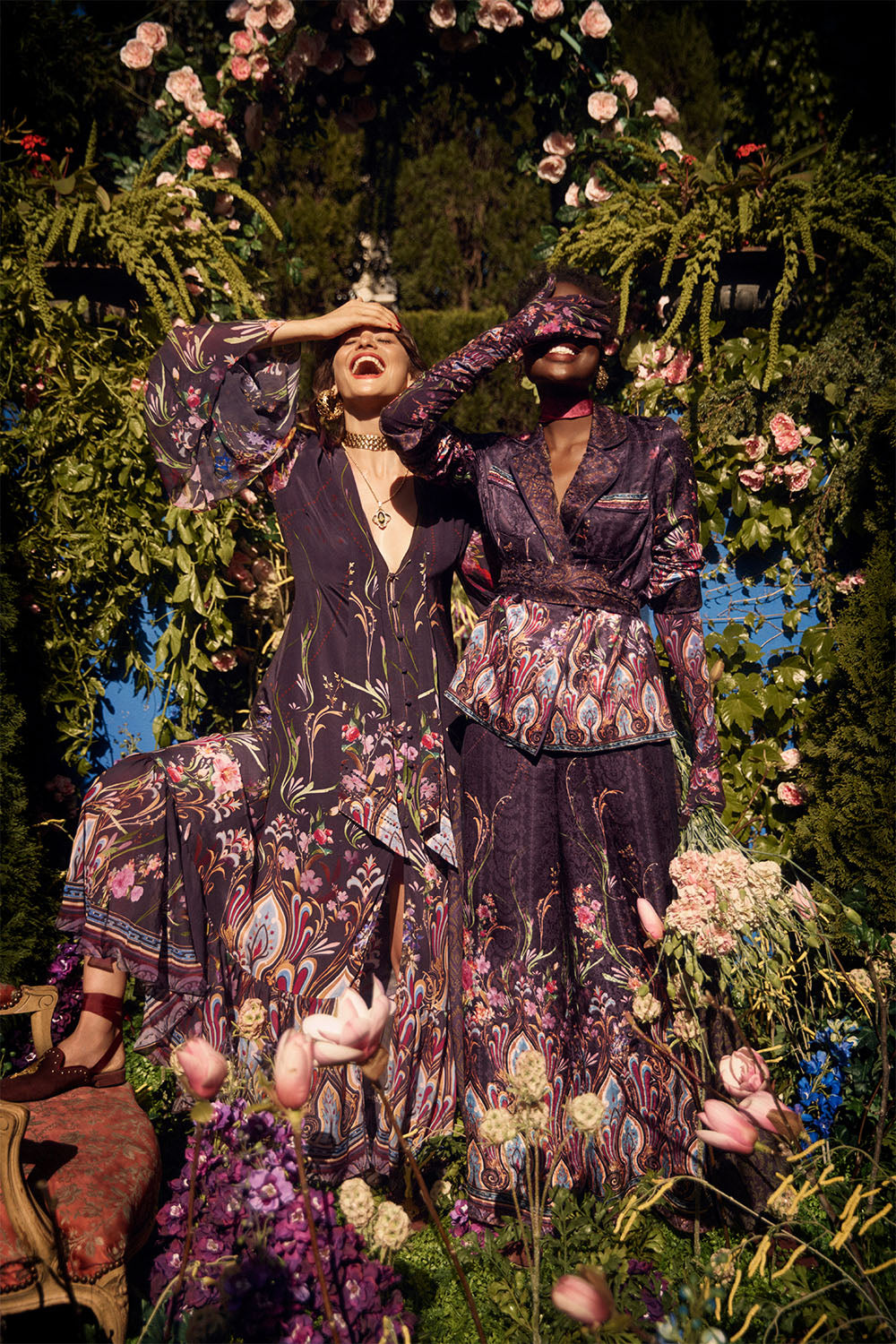 PYJAMA SUIT JACKET WILD FLOWER