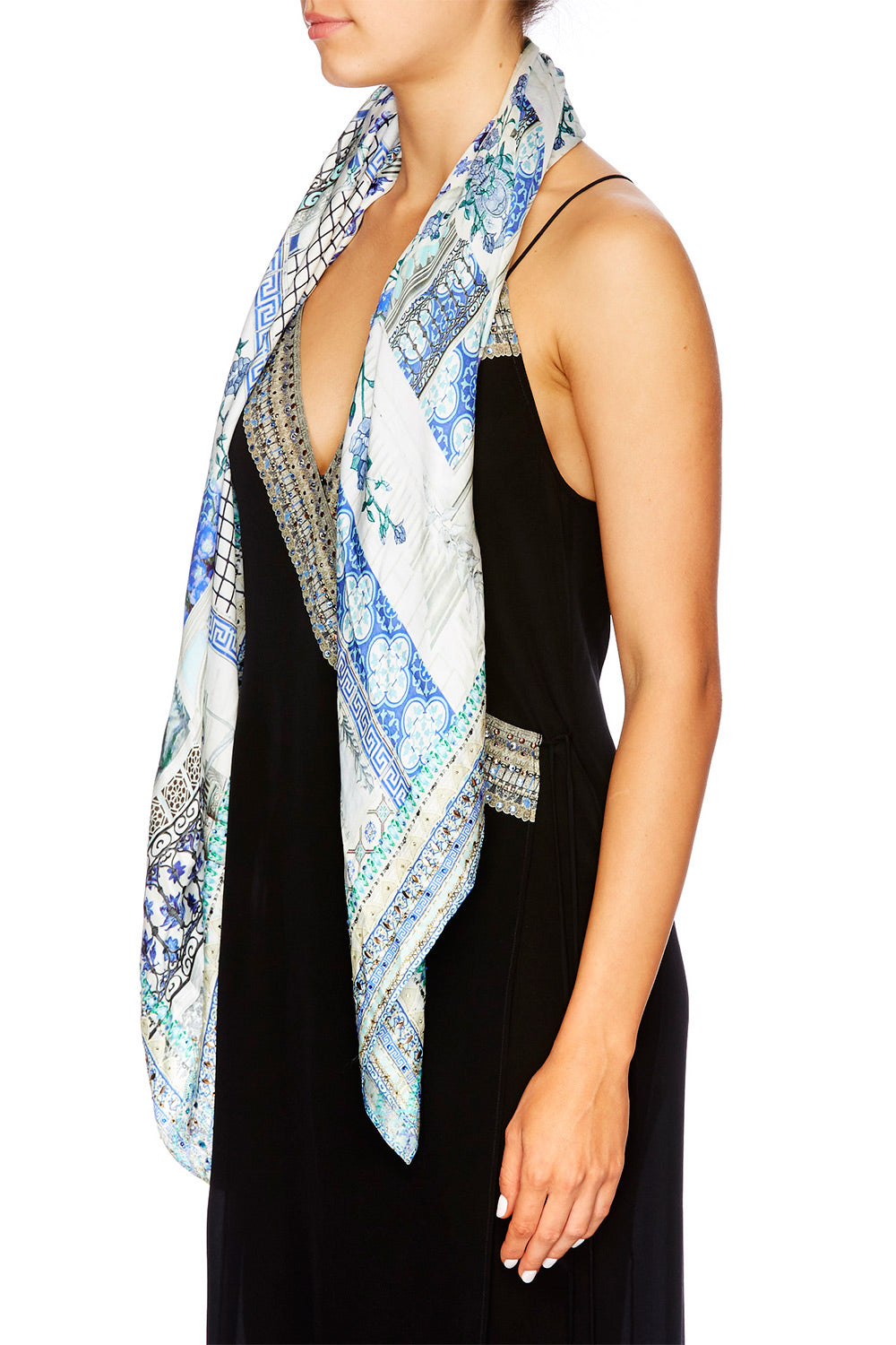 SALVADOR SUMMER LARGE SQUARE SCARF