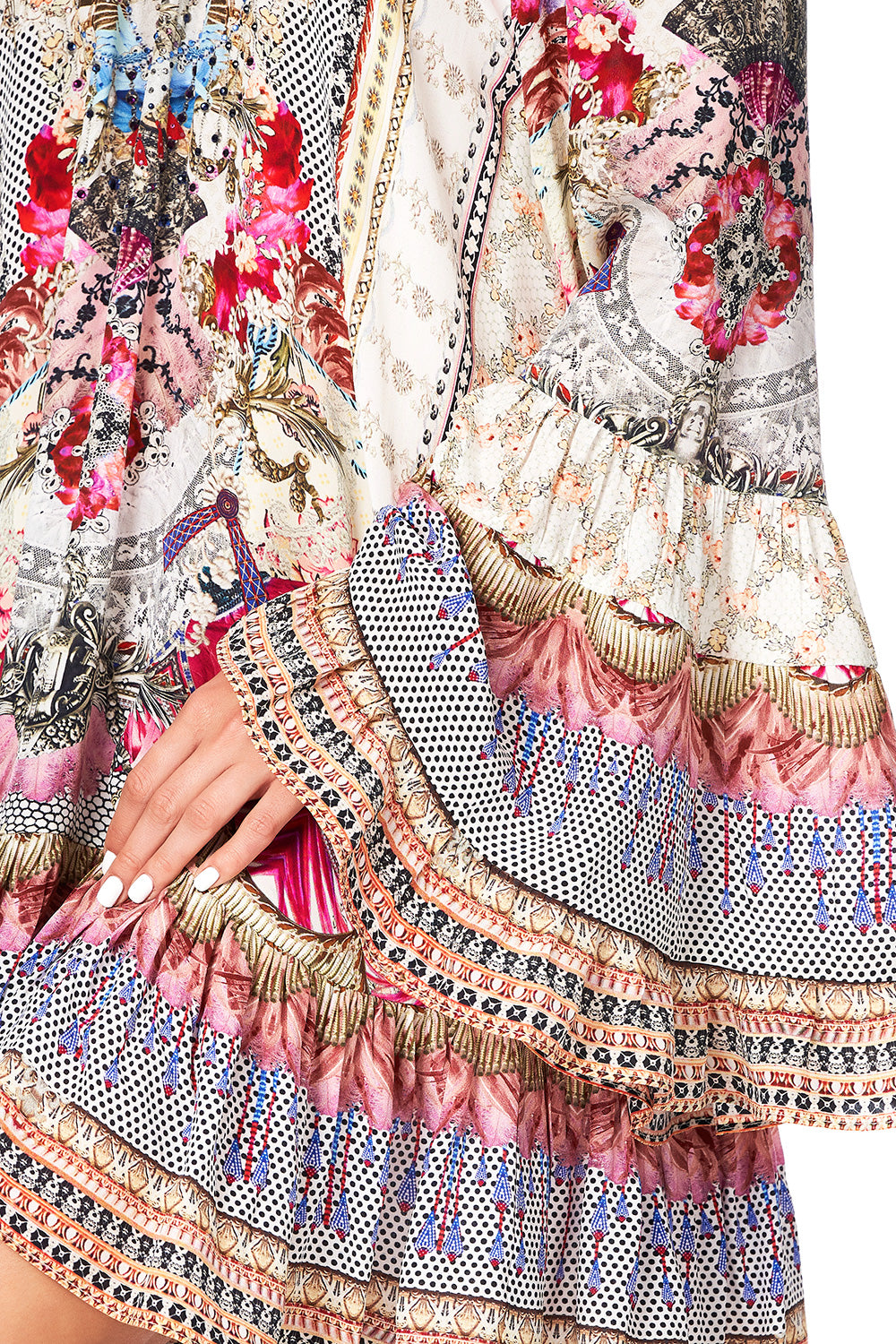 A LINE FRILL DRESS MONTMARTRE HEART