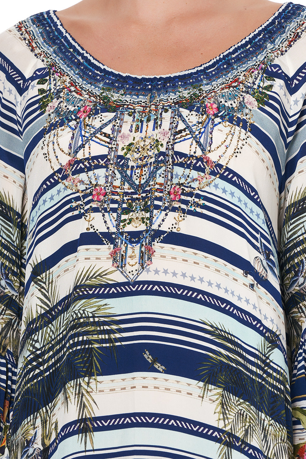 A LINE FRILL DRESS SOLIS HEART