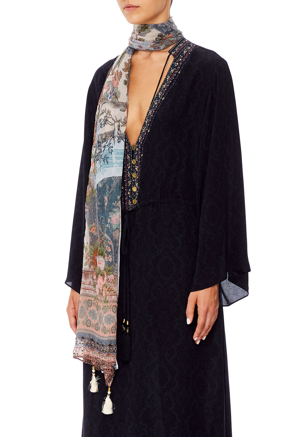 LONG SCARF BLANCHES BLESSING