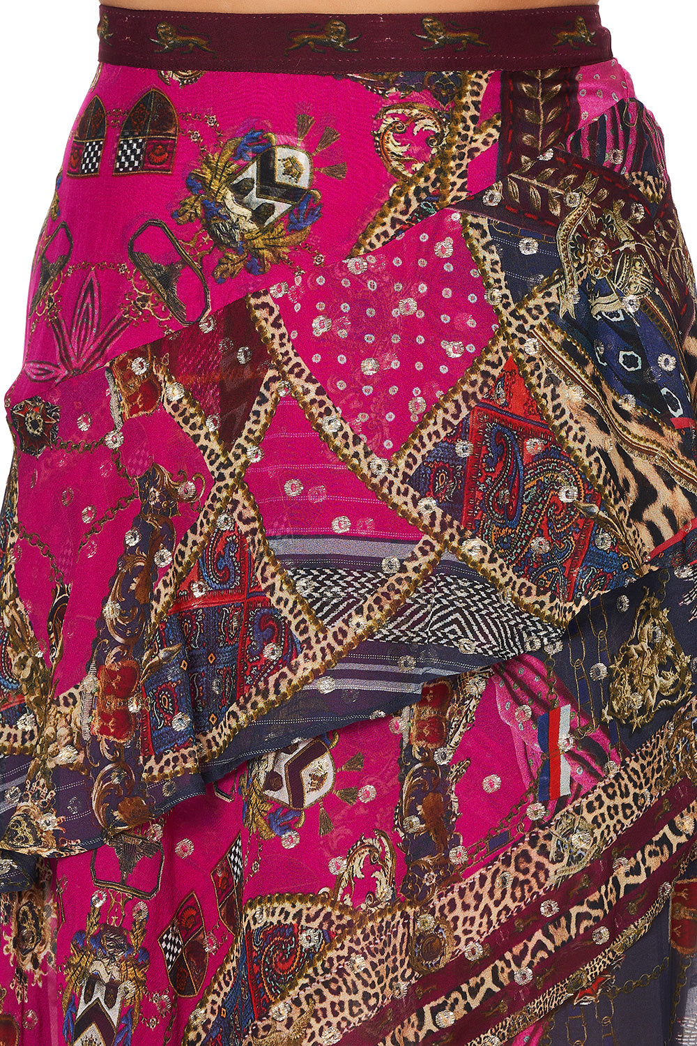 ASYMMETRICAL RUFFLE SKIRT DINING HALL DARLING