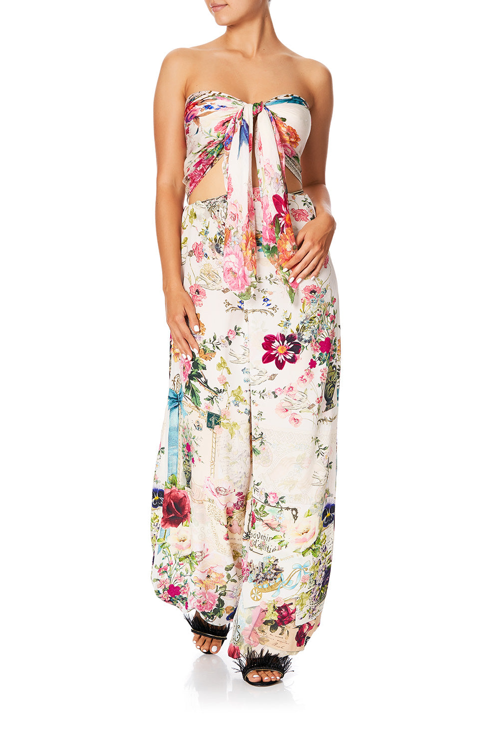 CAMILLA BALLOON JUMPSUIT JARDIN POSTCARDS