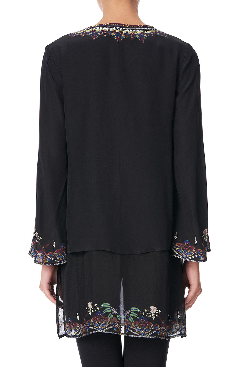 BLOUSE WITH SIDE SPLIT MS MATILDA