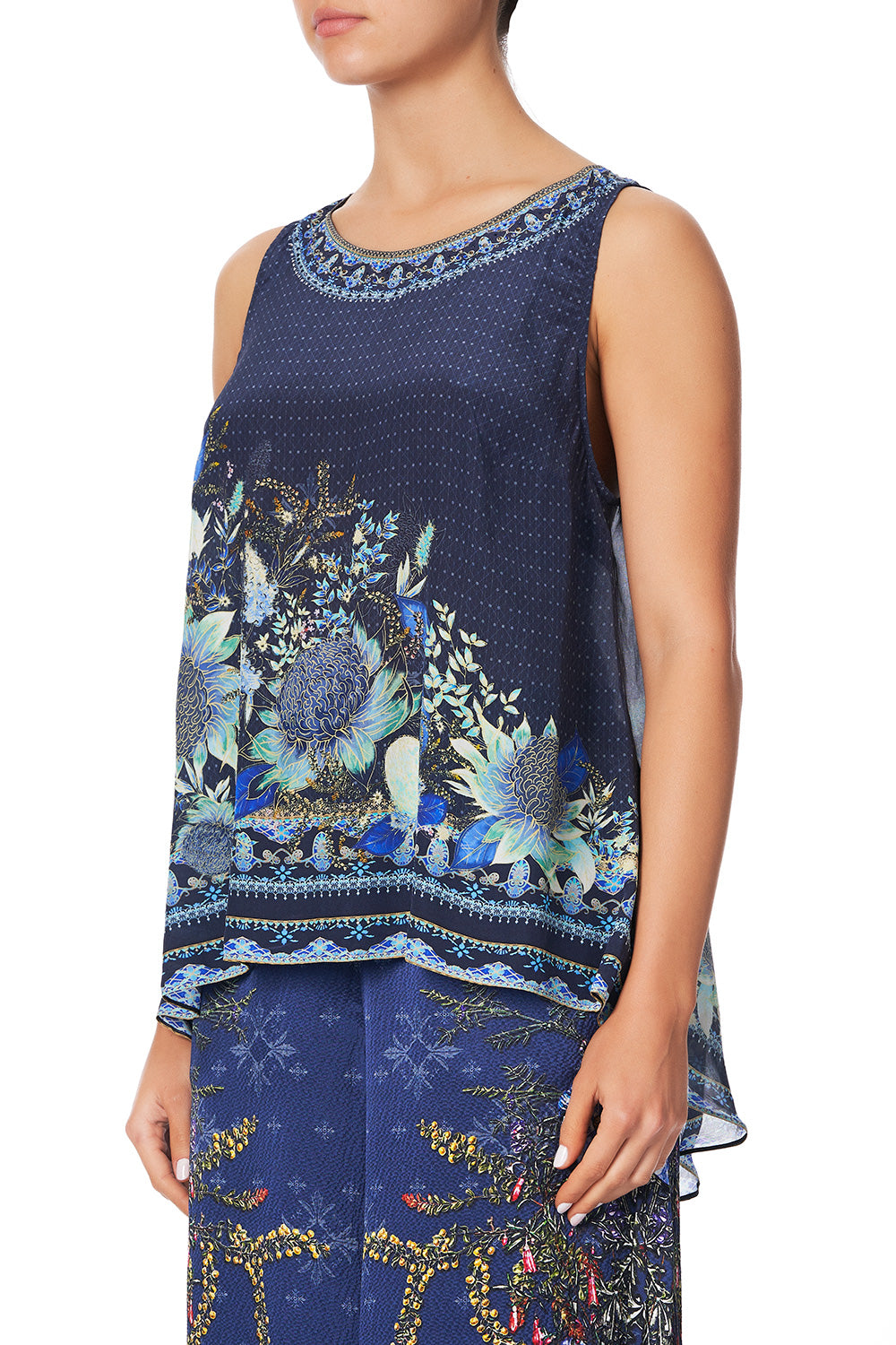 BUTTON BACK TOP NATURES NECTAR