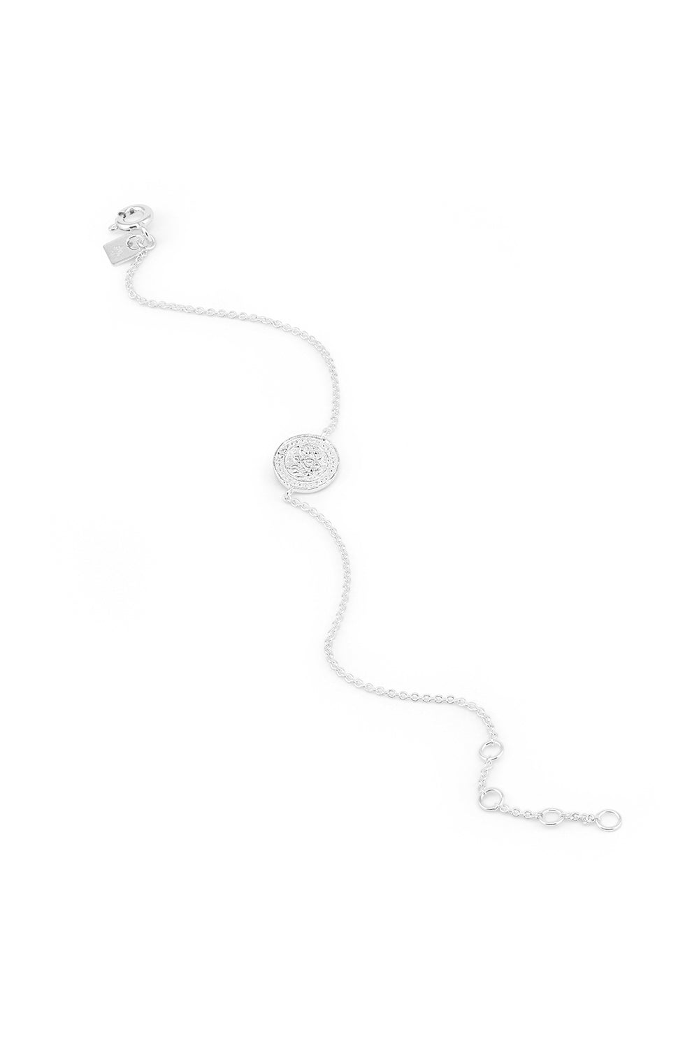 BY CHARLOTTE LOTUS BRACELET SILVER PLATED