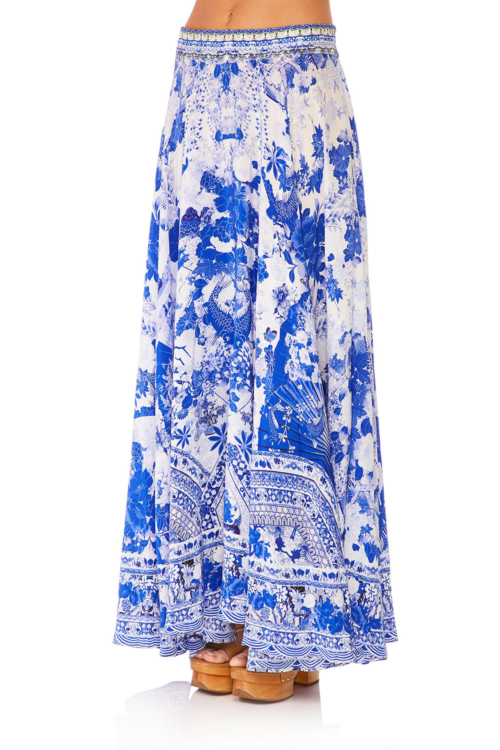 CAMILLA CIRCLE SKIRT THE FAN SEA