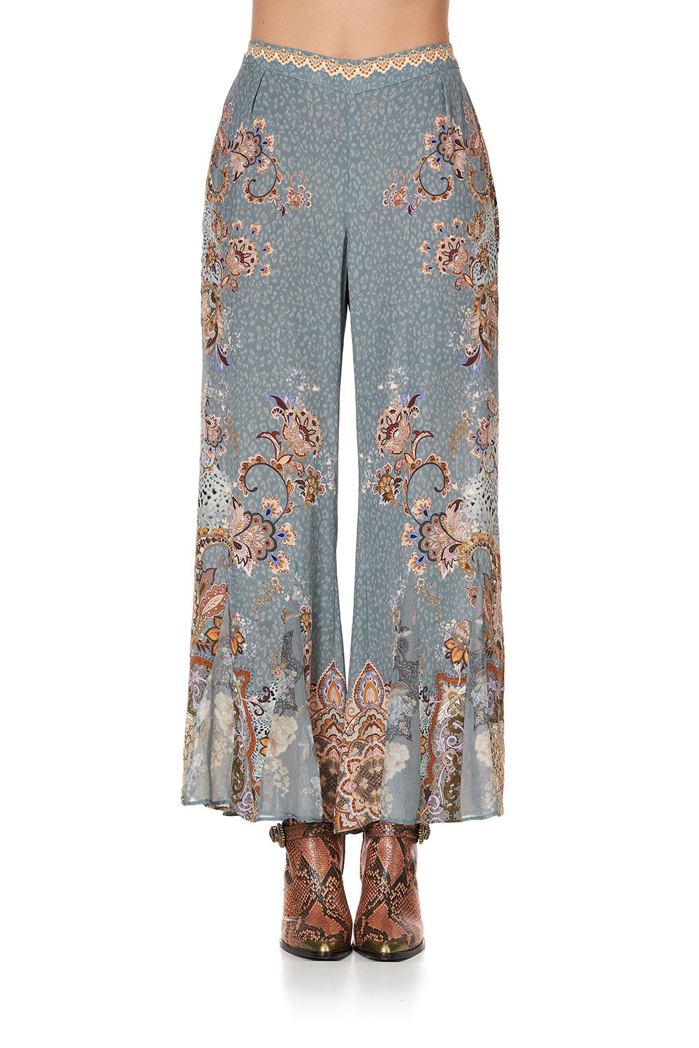 CROPPED GODET PANT LE PALAIS DU ZAHIR