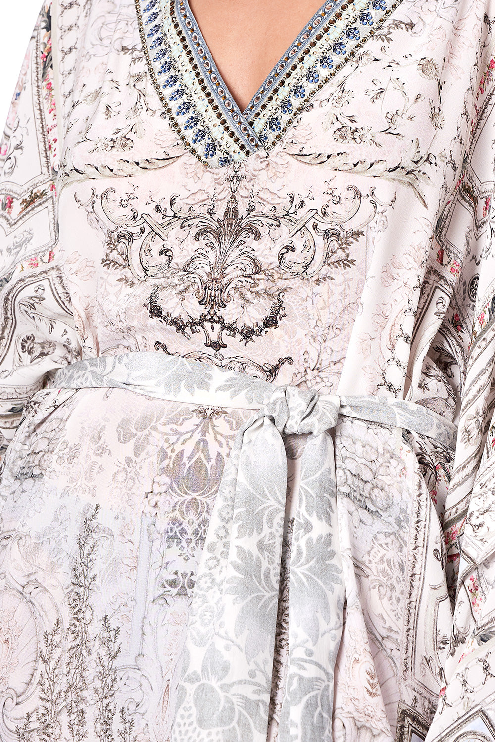 DOUBLE LAYER KIMONO SLEEVE DRESS CRYSTAL CASTLE