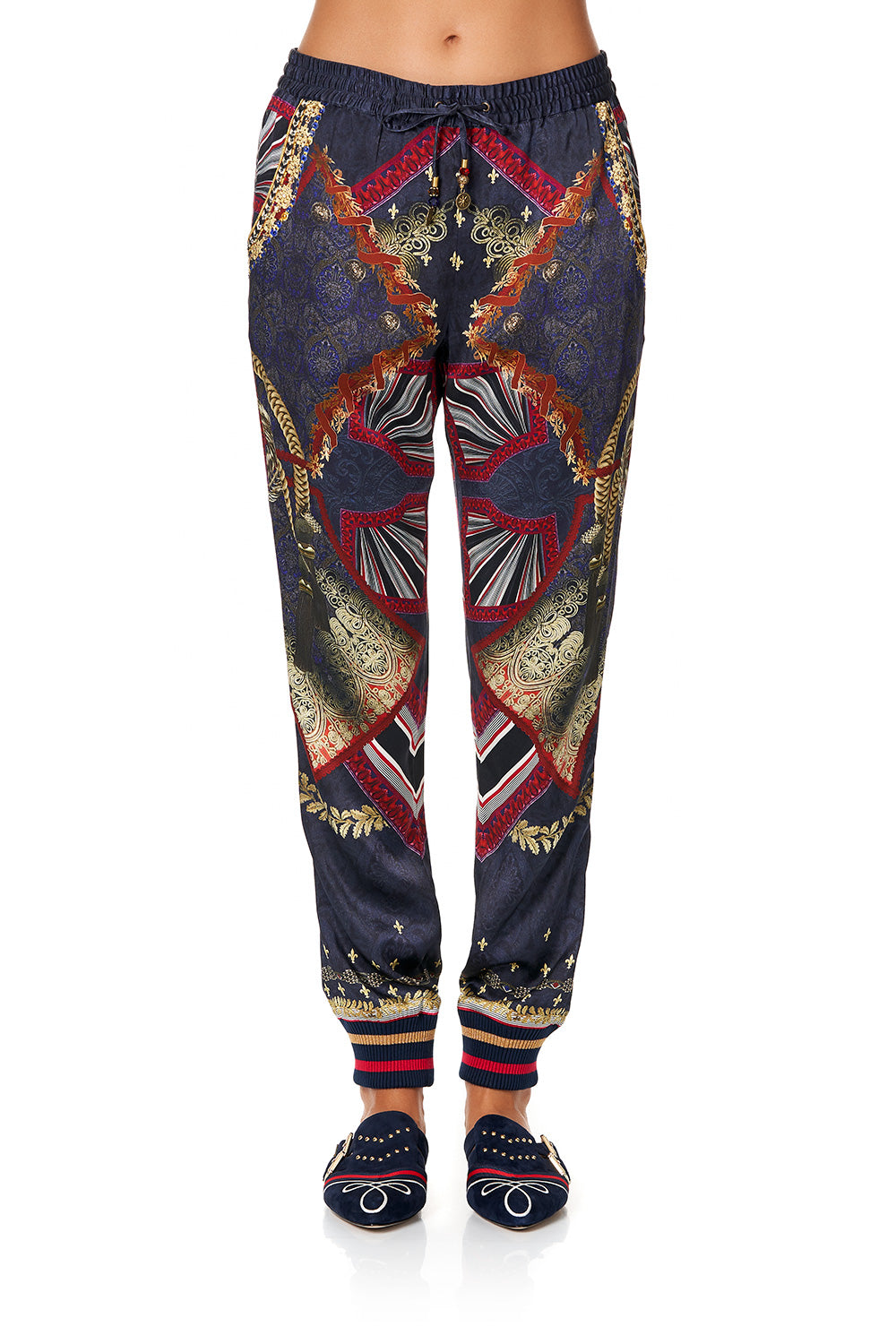 CAMILLA DRAWSTRING PANT WITH RIBBING THIS CHARMING WOMAN