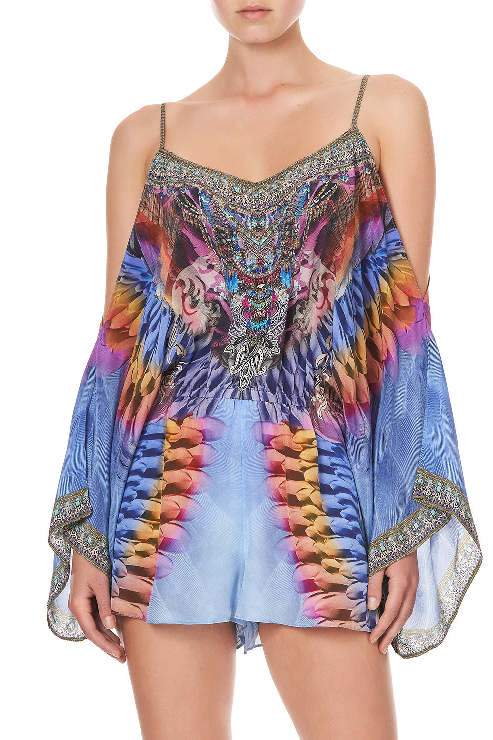 DROP SHOULDER PLAYSUIT LOVE ON THE WING