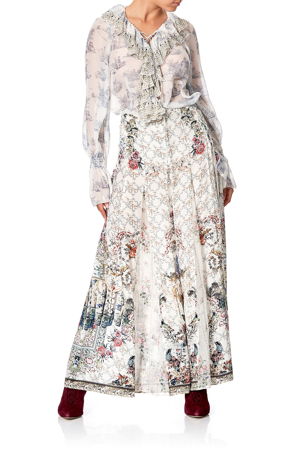 FLARES WITH LACE UP SIDE SOUTHERN BELLE