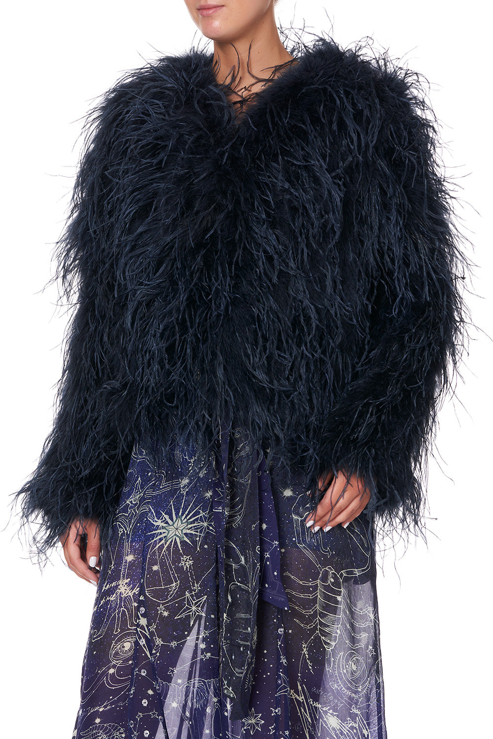 FEATHER JACKET ITS A SIGN