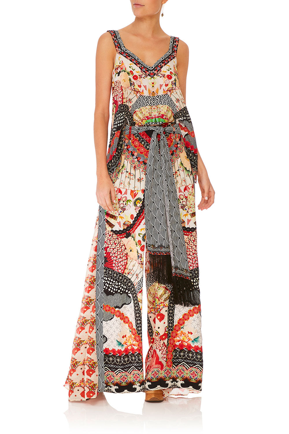 CAMILLA VINTAGE VIXEN HIGH WAISTED TROUSER WITH GODET