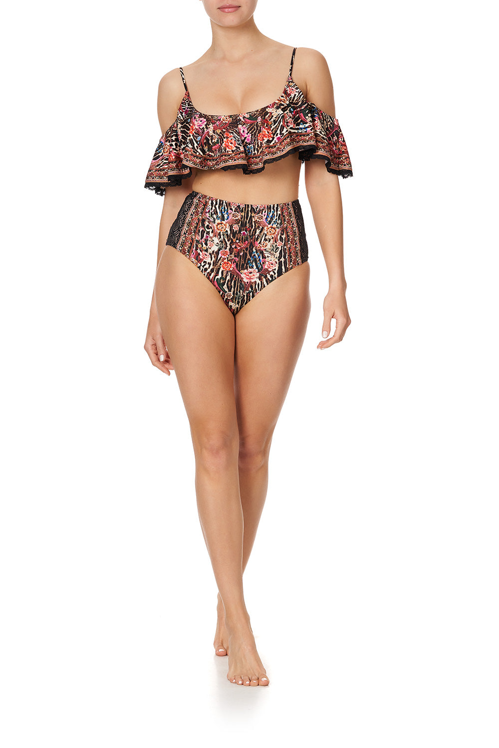 HIGH WAISTED PANT WITH TRIM LIV A LITTLE