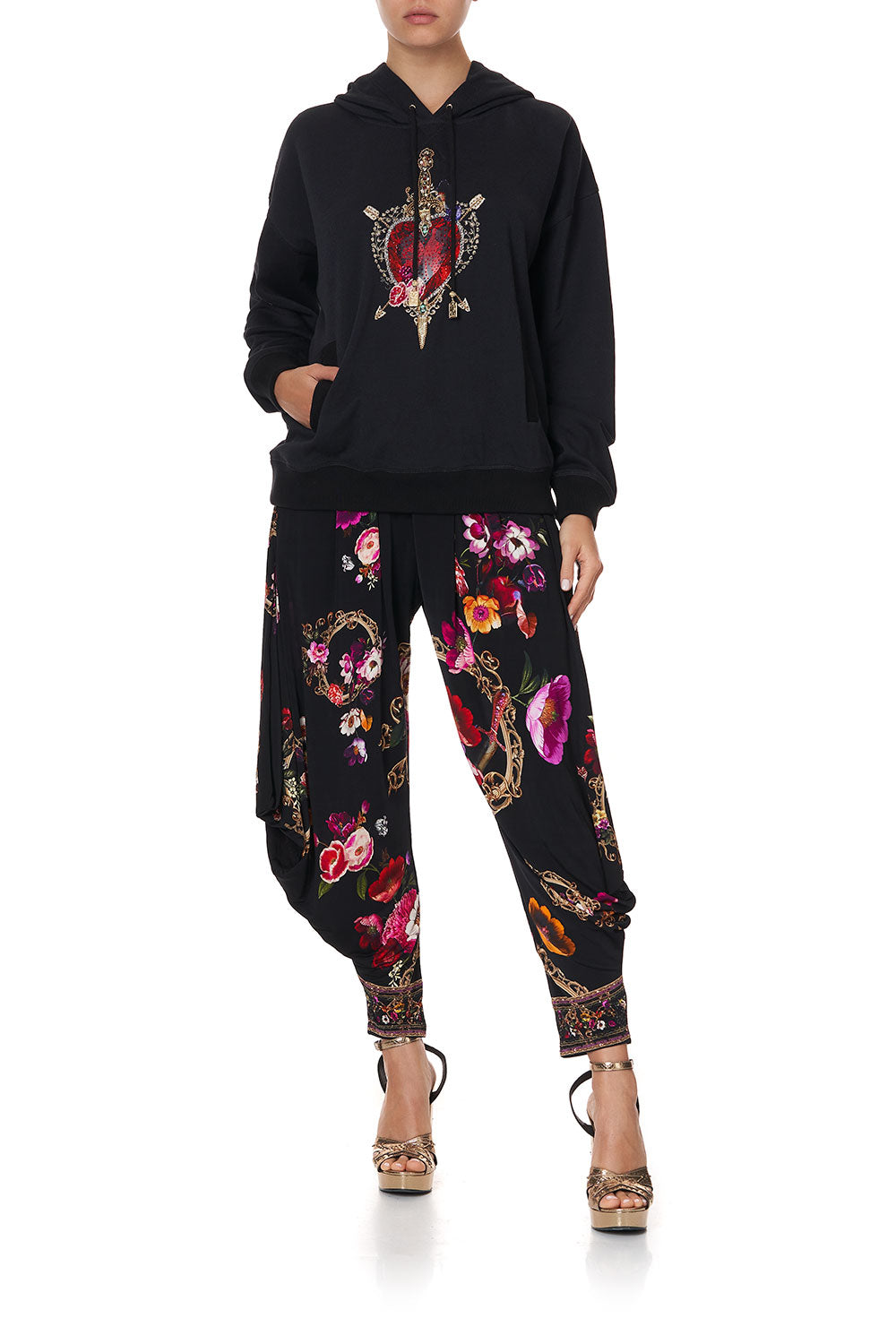 HOODIE WITH SIDE POCKETS MIRROR MIRROR