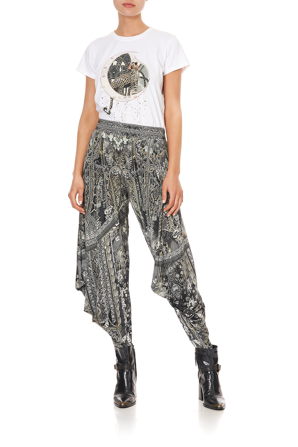 JERSEY DRAPE PANT WITH POCKET ONE TRIBE