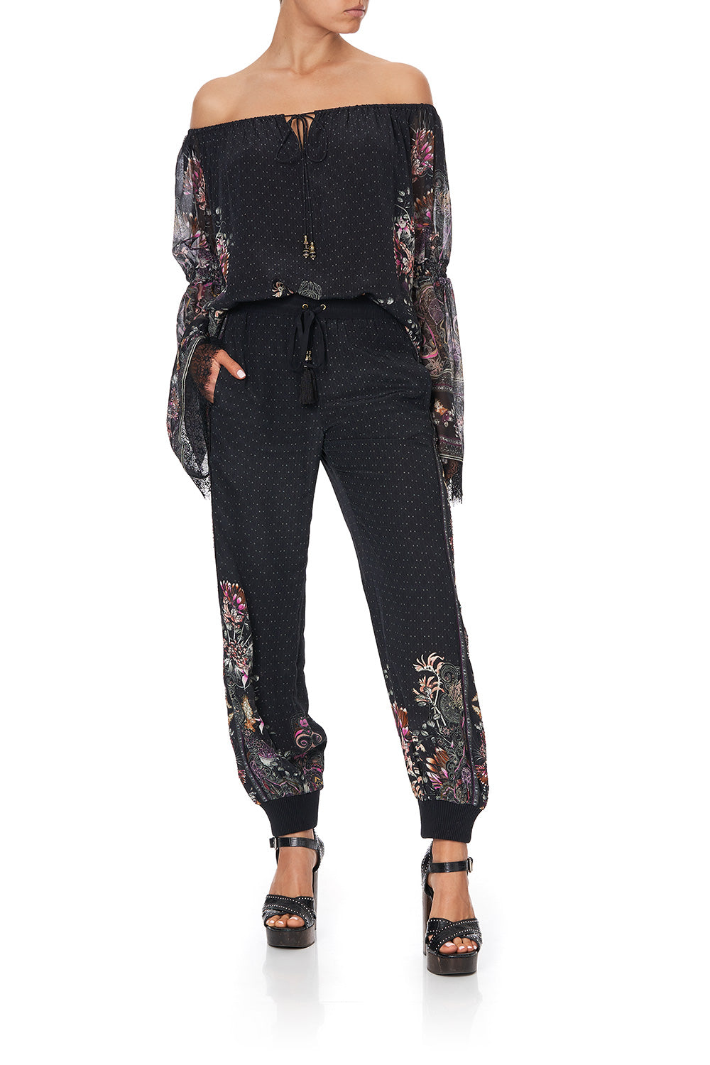 PANELLED DRAWSTRING TROUSER RESTLESS NIGHTS