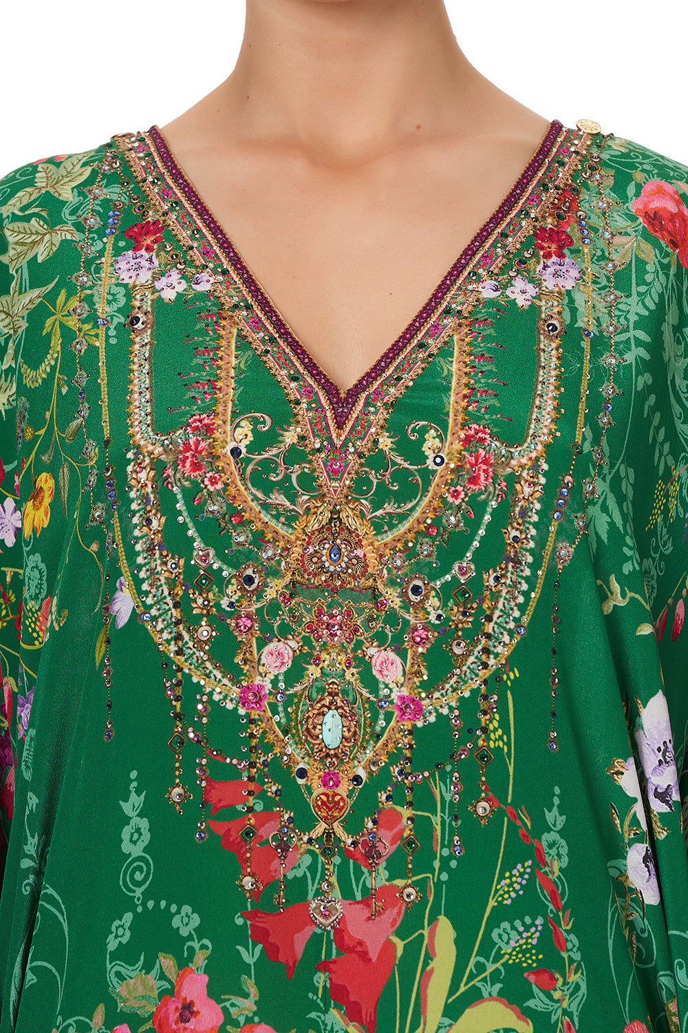 KAFTAN WITH BUTTON UP SLEEVES DIARIES FROM A VILLA