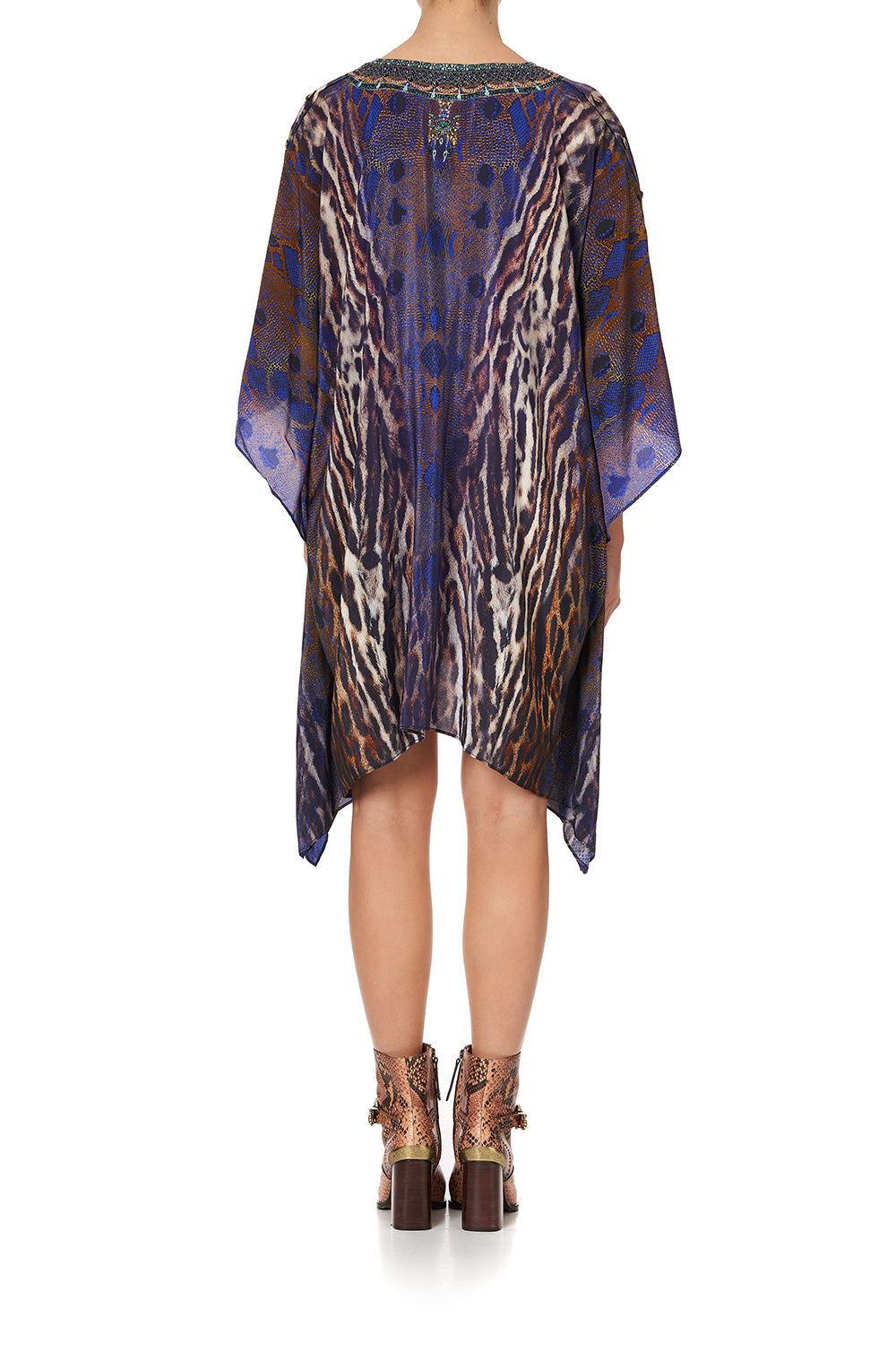 KAFTAN WITH BUTTON UP SLEEVES KOMODO QUEEN