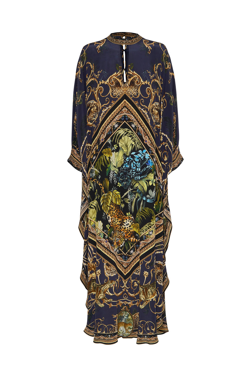 KAFTAN WITH HIGH COLLAR STAND SEVEN DAY WEEKEND