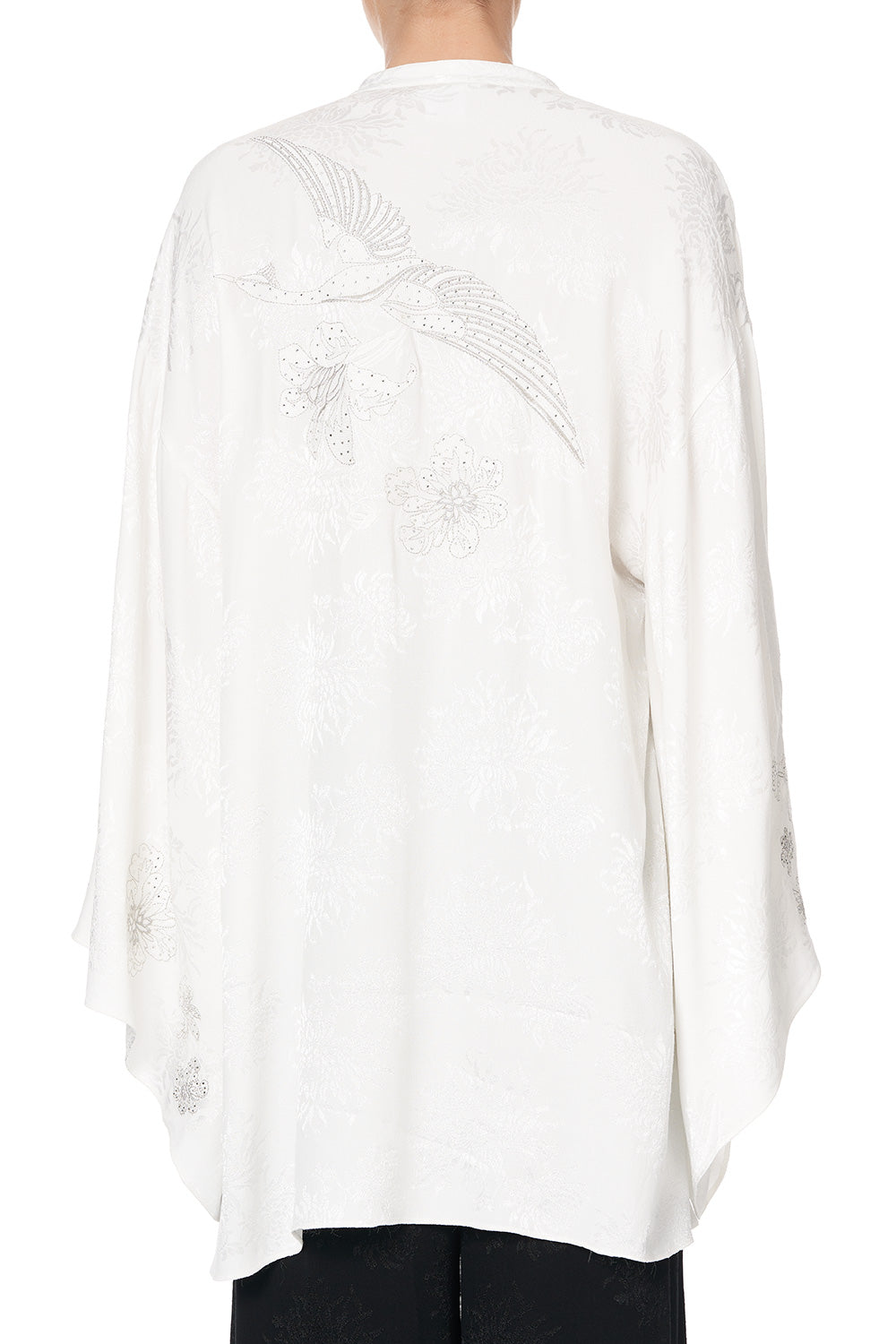 KIMONO SLEEVE BLOUSE SILVER LININGS
