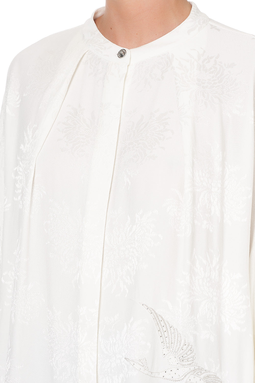 KIMONO SLEEVE BLOUSE SILVER LININGS