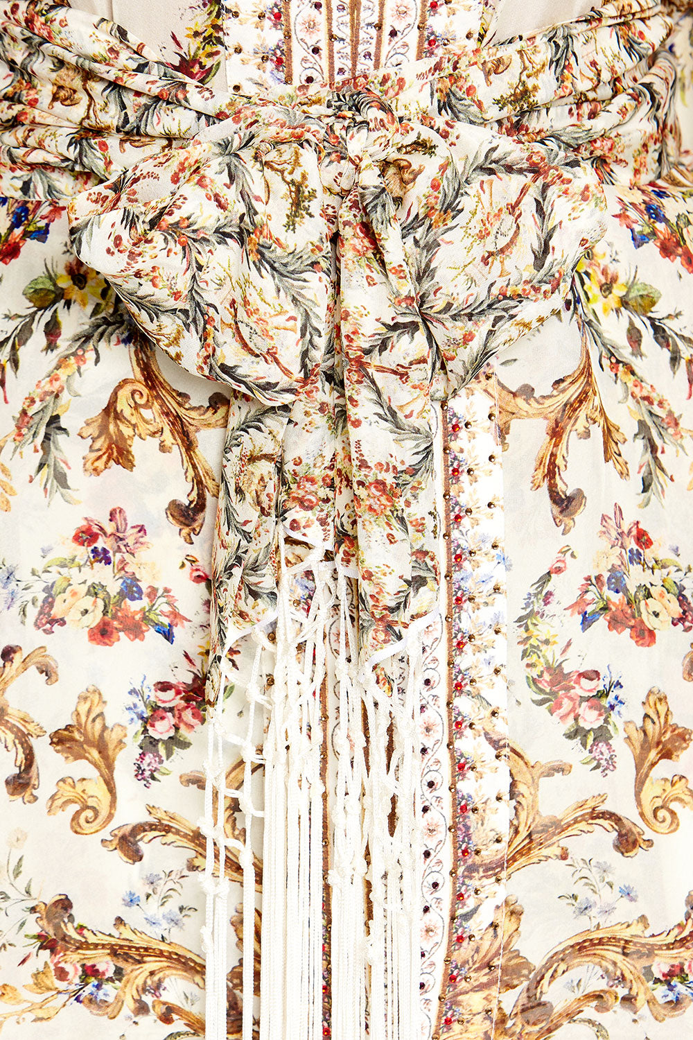 CAMILLA KIMONO WITH EMBROIDERY INSERT OLYMPE ODE