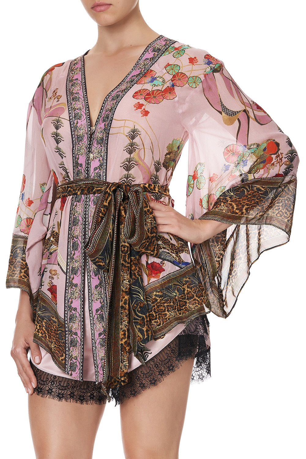 KIMONO WITH SHOULDER INSERTS ZIBA ZIBA