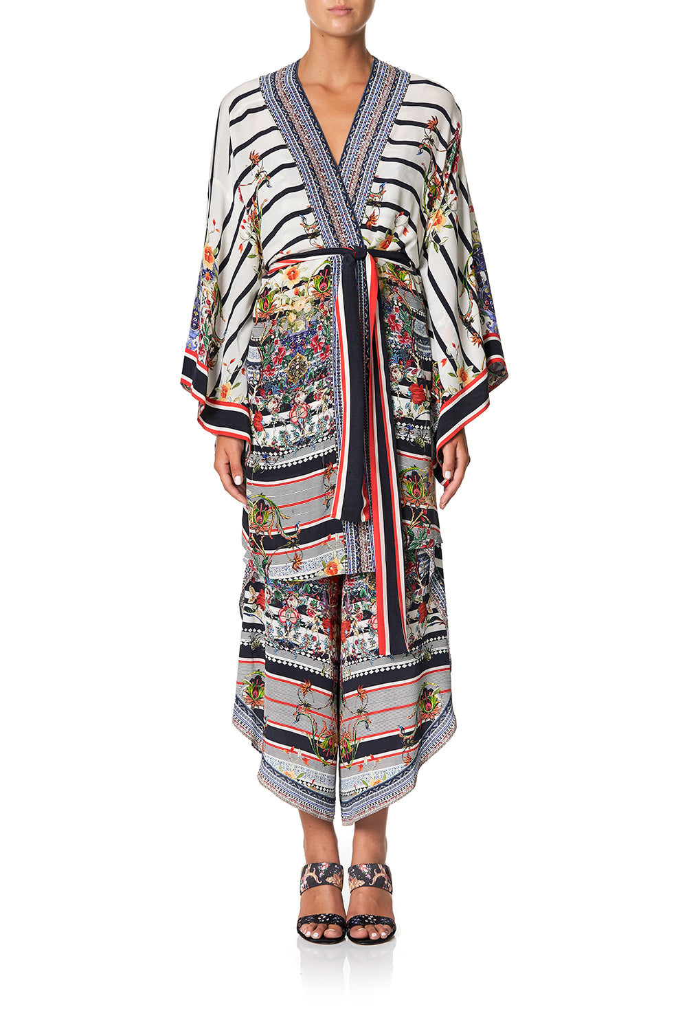 CAMILLA KIMONO WITH TIE BELT JOIE DE VIVRE