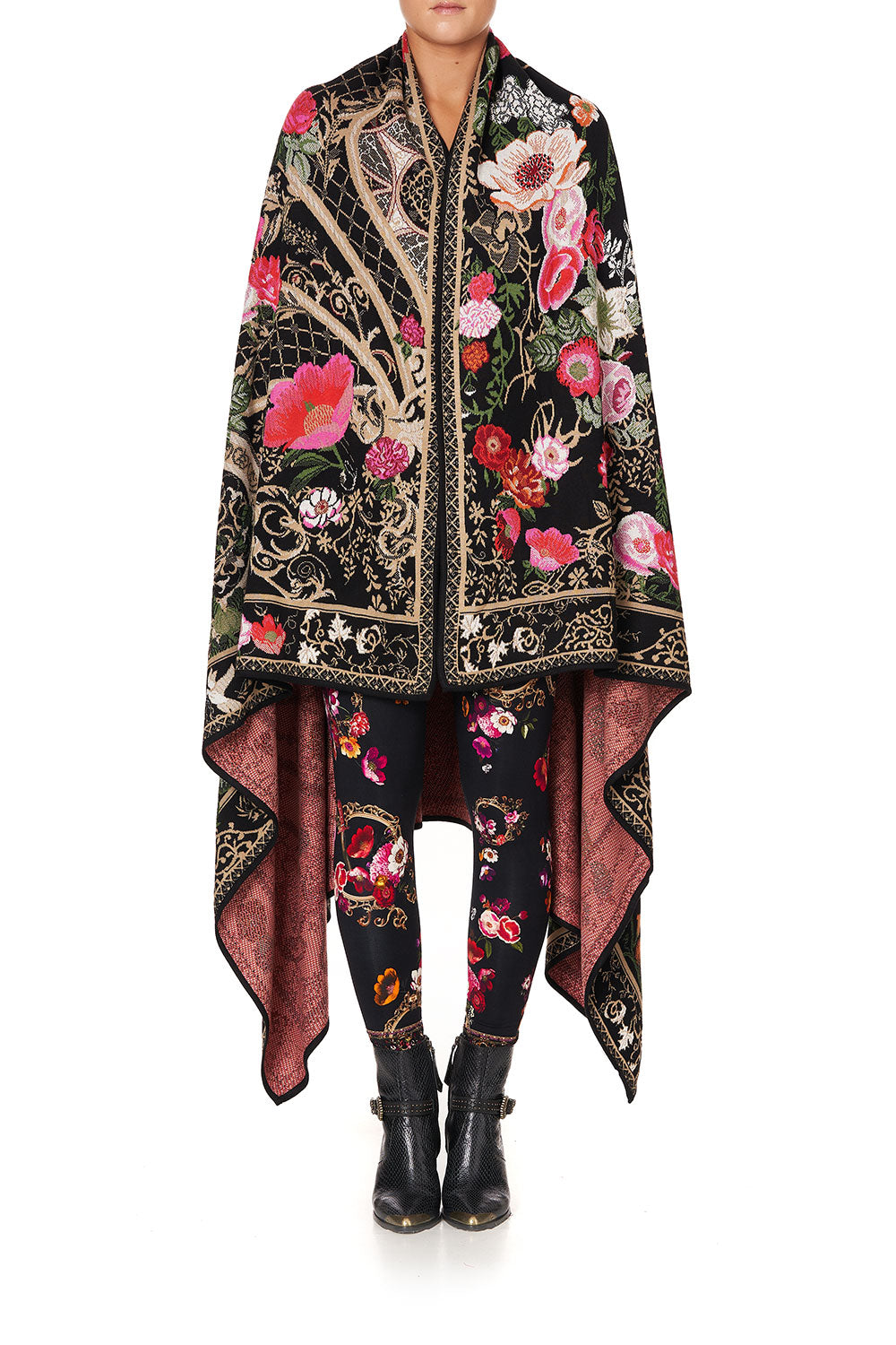 KNIT JACQUARD BLANKET MIRROR MIRROR