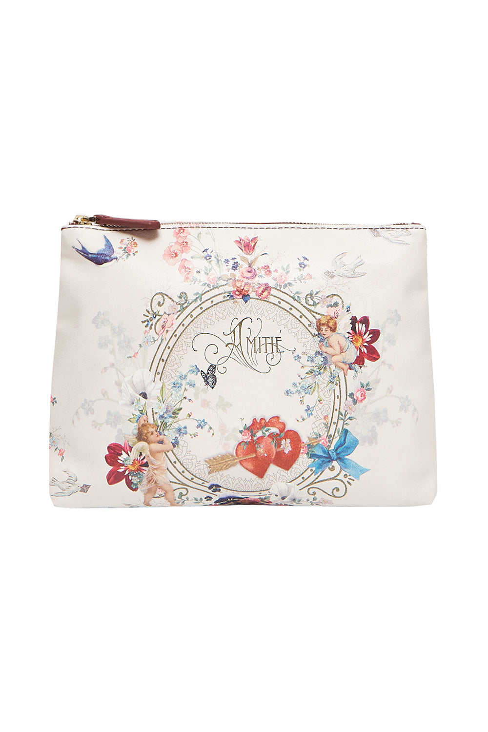 CAMILLA LARGE MAKEUP POUCH JARDIN POSTCARDS
