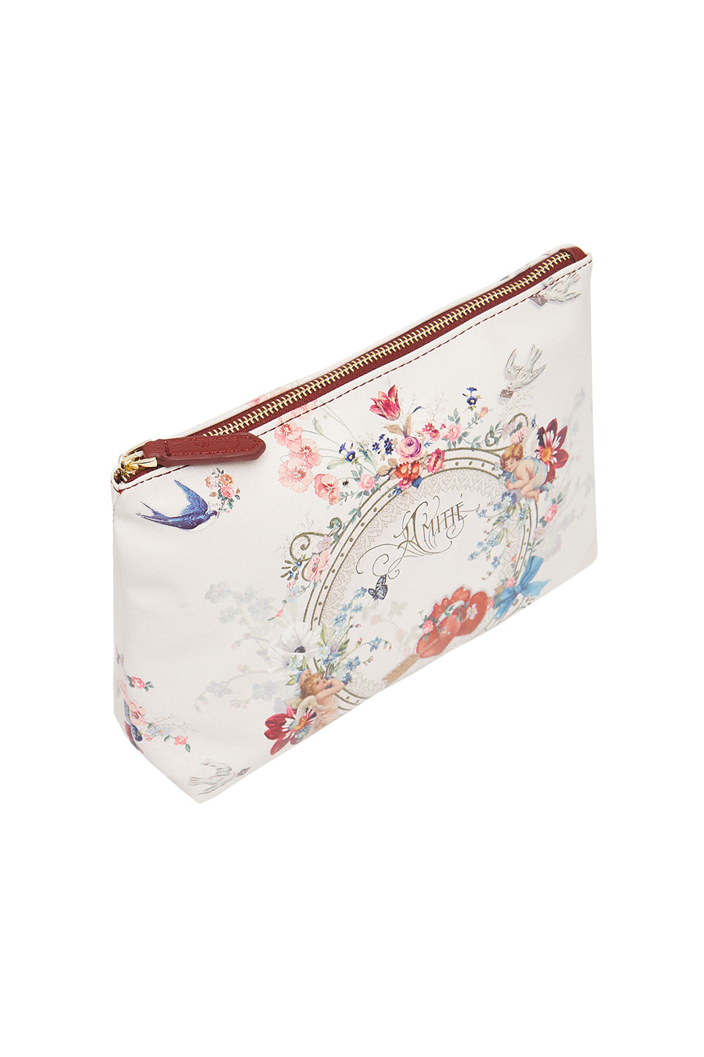 CAMILLA LARGE MAKEUP POUCH JARDIN POSTCARDS